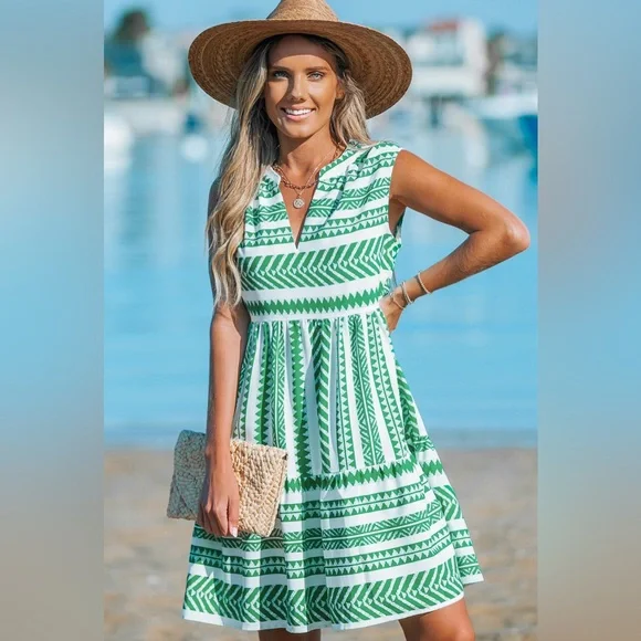 cupshe green dress Dress Party Short By Cupshe In Green, Size: Xl main image 1